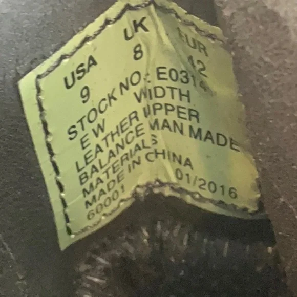 Bates Men’s 8” DuraShock Lace to Toe Side Zip Work Boot Size 9 - Picture 8 of 9